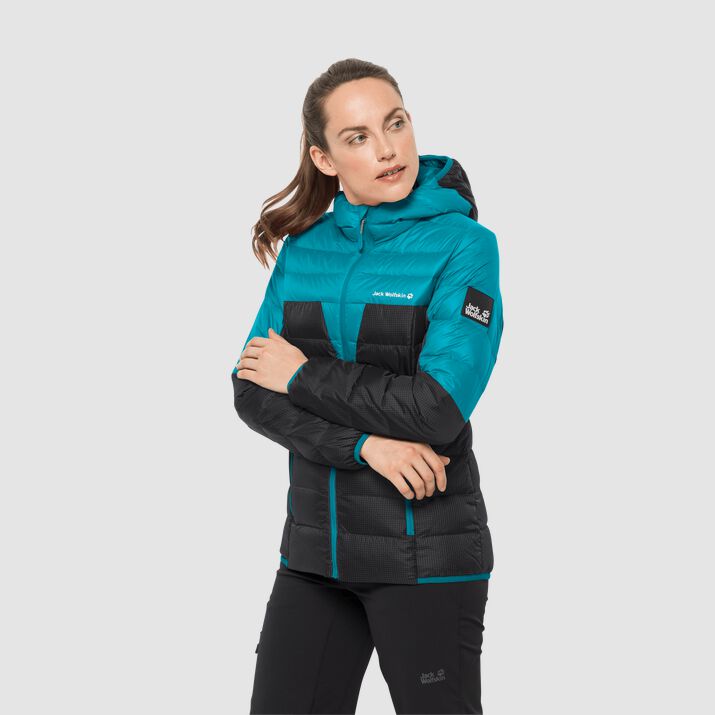 Chamarra Pluma Jack Wolfskin Dna Tundra Mujer Verdes Oscuro Mexico-9126134